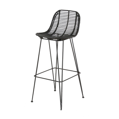 ZAGO Tabouret de bar Fresh Noir 1 place