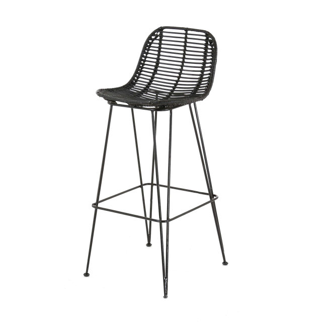 Zago Tabouret de bar FRESH coloris noir