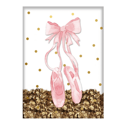 4MURS Tableau embelli Ballet shoes Rose
