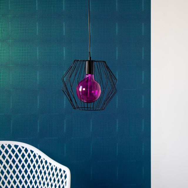 Suspension NORIS coloris noir 23,5 x 28 cm