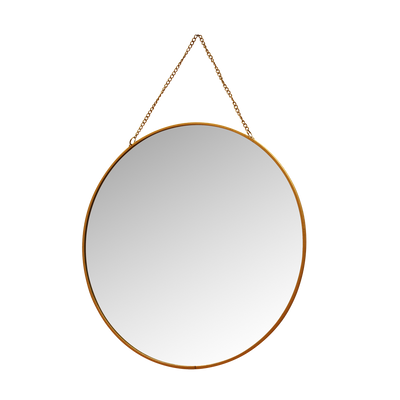 Miroir en métal Dori Laiton