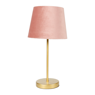 Lampe à poser Velvet gold Rose