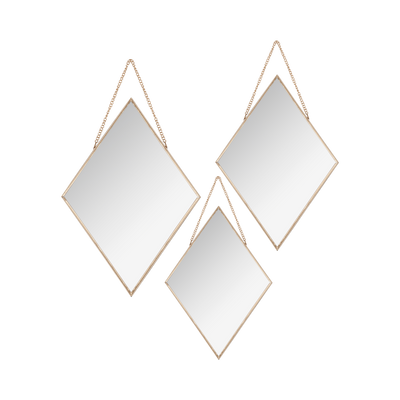 Miroir en métal Louna Or