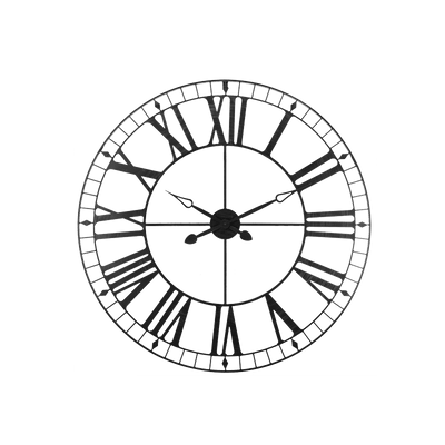 Horloge en métal Ismael Noir