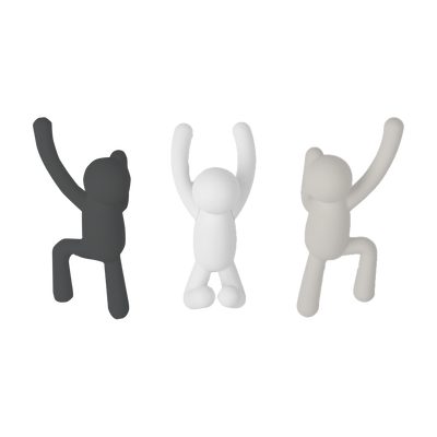 UMBRA Patère Buddy Blanc