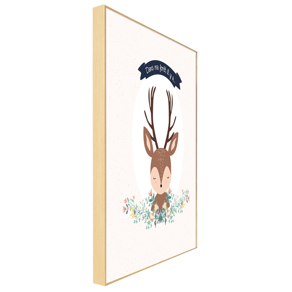 4MURS Tableau Forest land Brun