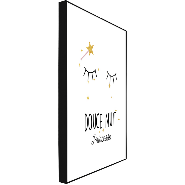 Tableau DOUCE NUIT PRINCESSE coloris blanc