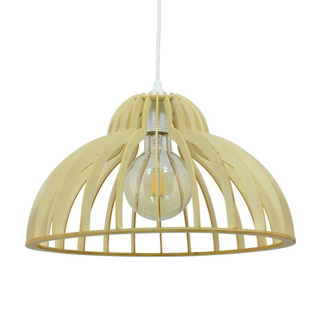 Suspension DINOWOOD coloris bois clair 20 x 35 cm