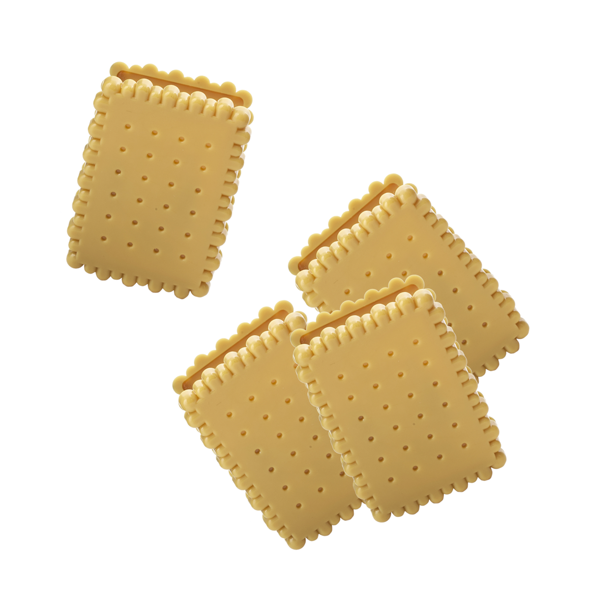KIKKERLAND Pince sachet Biscuit Beige