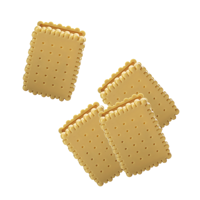 KIKKERLAND Pince sachet Biscuit Beige