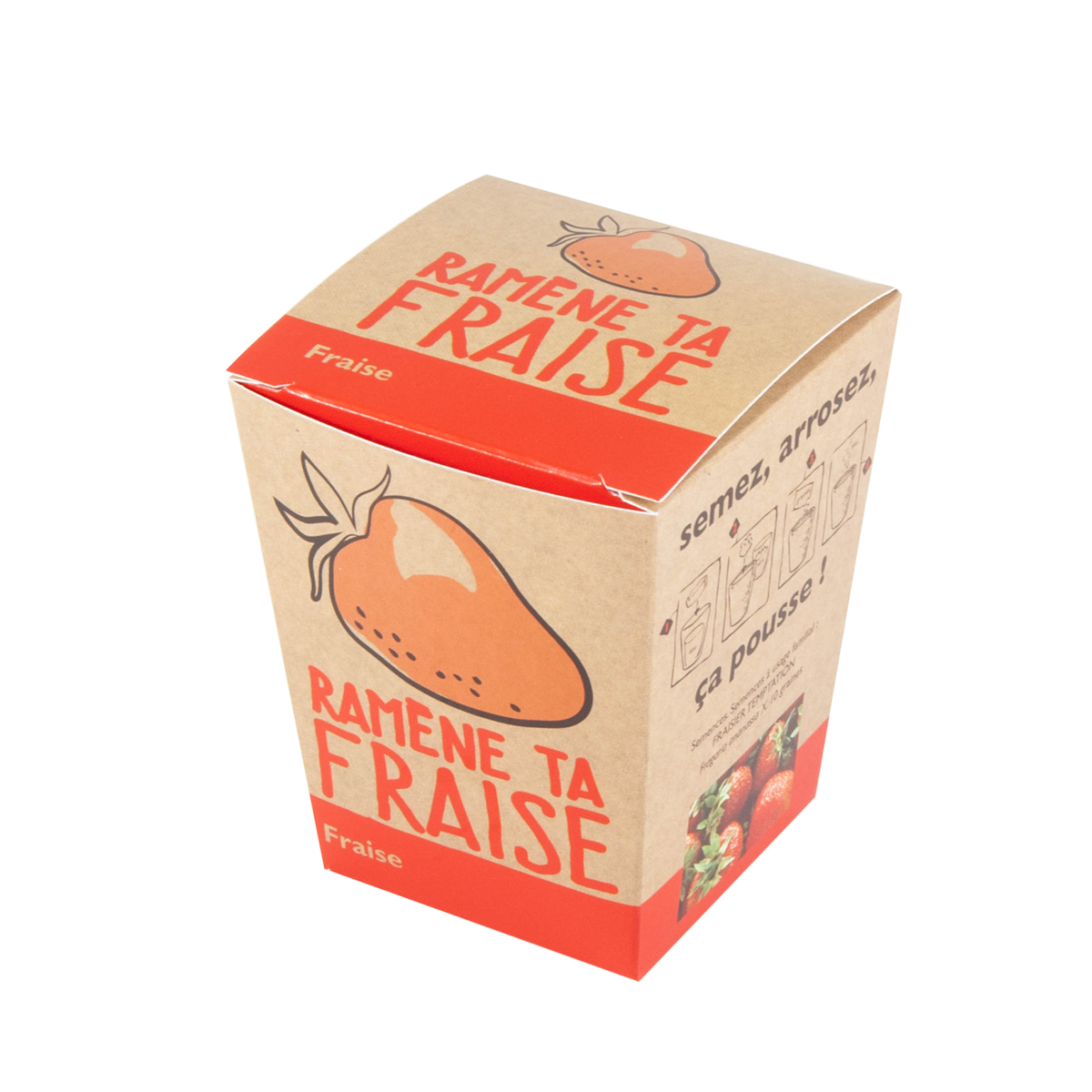 RADIS ET CAPUCINE Kit Ramene ta fraise Brun