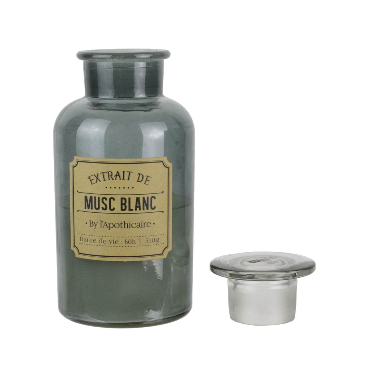 Bougie parfumée Apothicaire l Multicolore Musc blanc 510G