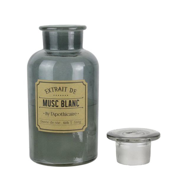 Bougie parfumée APOTHICAIRE L Musc blanc