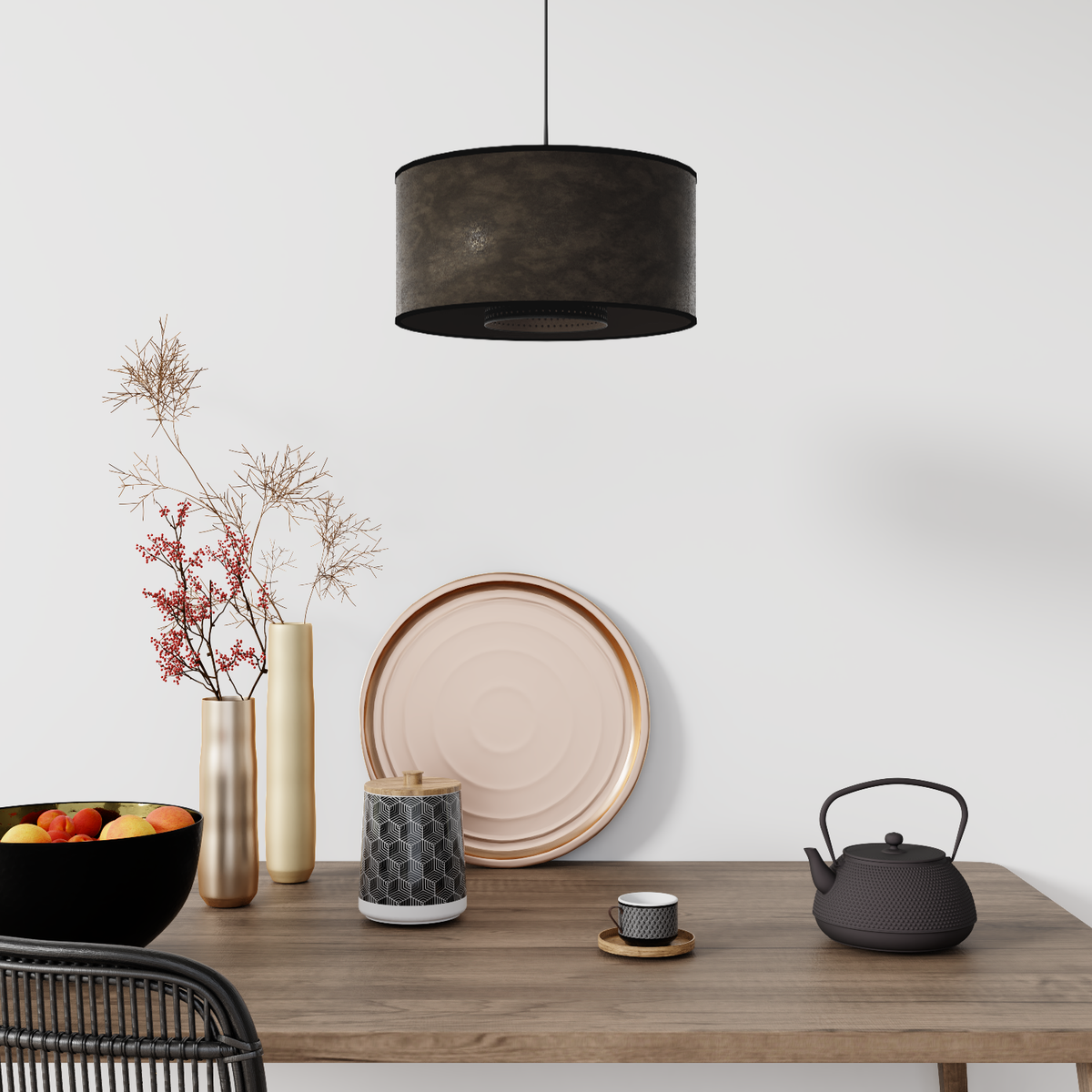 Suspension Club Gris anthracite