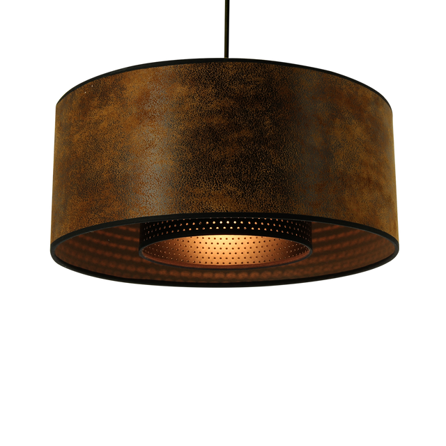 Suspension CLUB coloris brun 16 x 38 cm