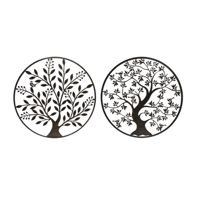 Déco murale métal Maé Noir