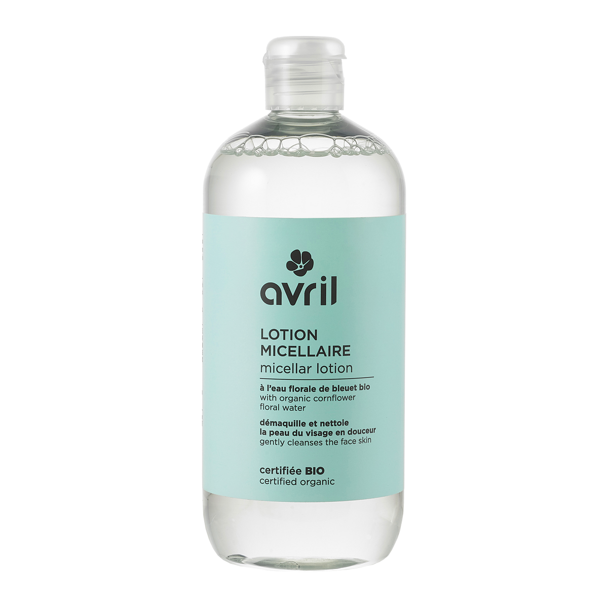 AVRIL Démaquillant Lotion micellaire bio Bleuet 500ML