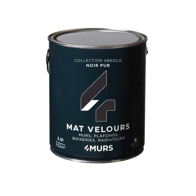 Absolu Peinture Multi-supports Peinture noir 2,5 L