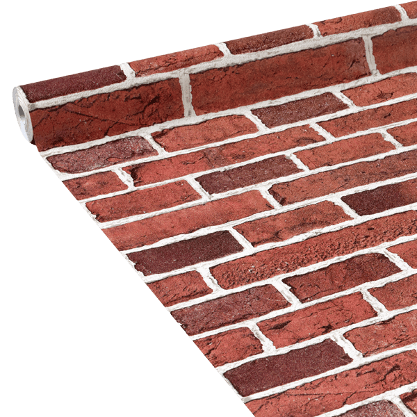 Papier peint BRIQUES coloris terracotta