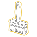 Dessin de brosse à encoller