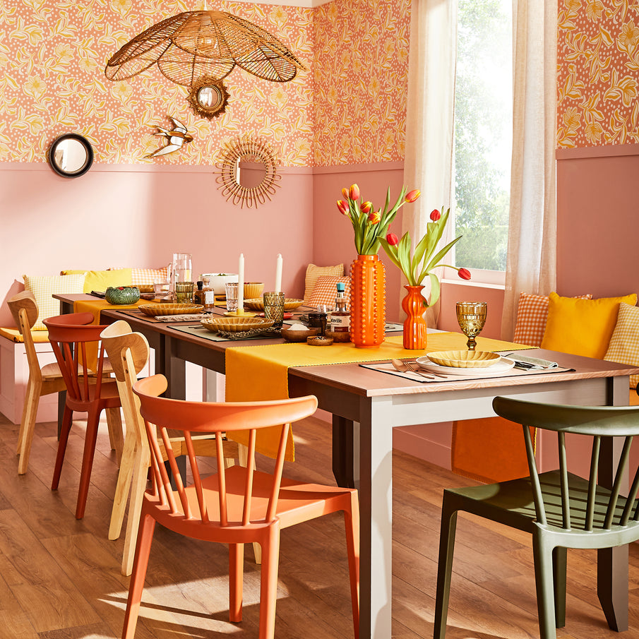 Déco salle à manger style cottagecore maison de campagne