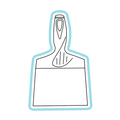 Dessin de couteau à émarger