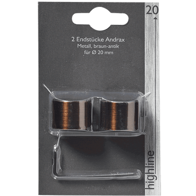 Embout Glacage Choco brosse Métal brossé