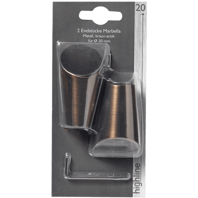 Embout Glacage Choco brosse Métal brossé