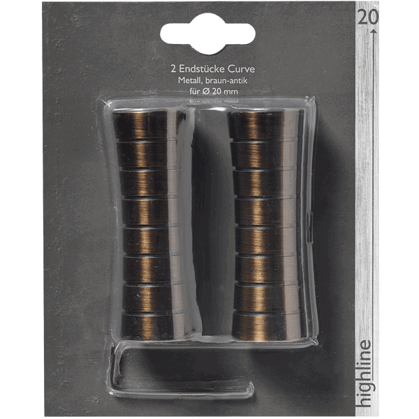 Embout Glacage Choco brosse Métal brossé