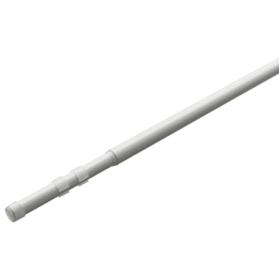 Barre à rideau Howlite Blanc brillant Brillant