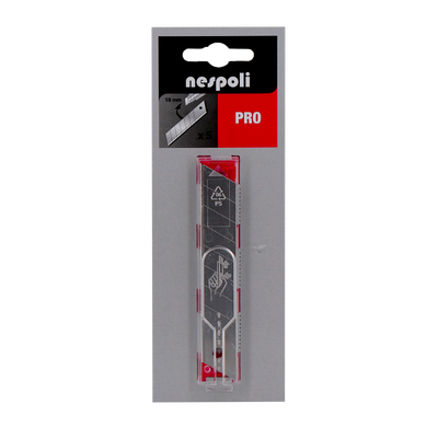 NESPOLI Kit 5 lames de cutter 18 mm