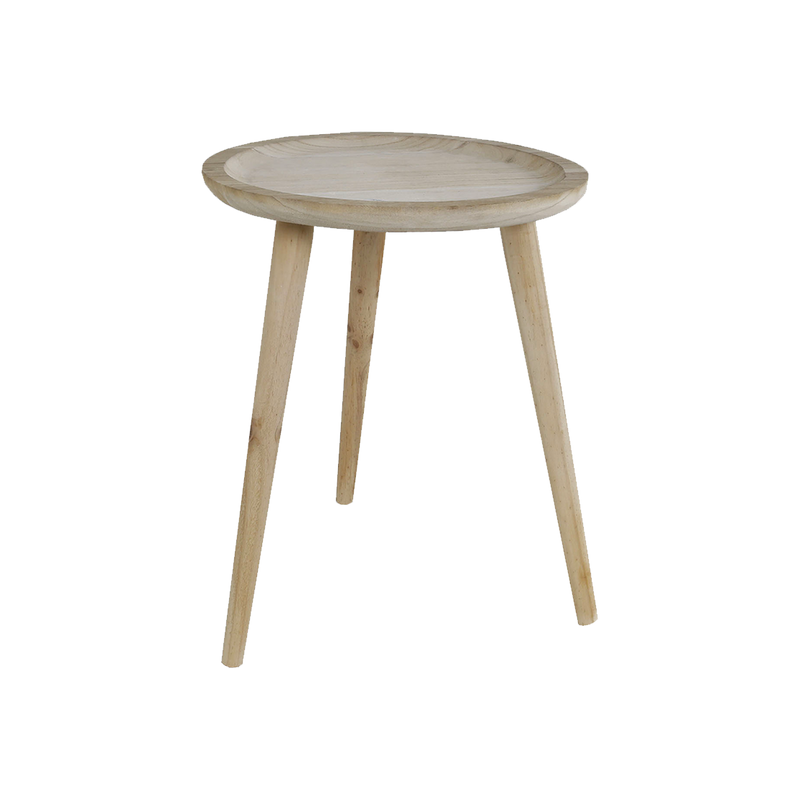 Bout de canapé CARRY en bois clair