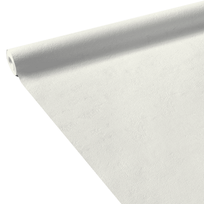 Papier peint intissé Malaga Blanc Taloché/enduit