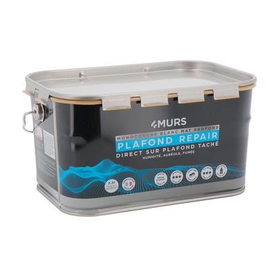 4MURS Peinture Monocouche plafonds taches Blanc Mat 2,5L