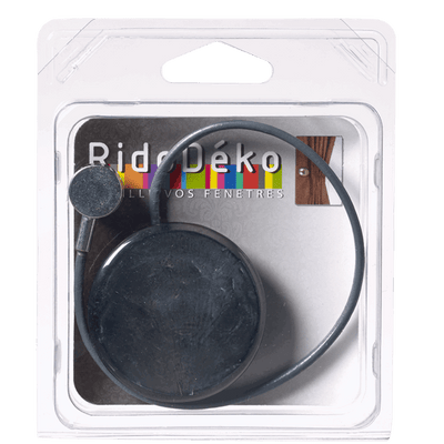 Embrasse aimantée Murano Gris acier