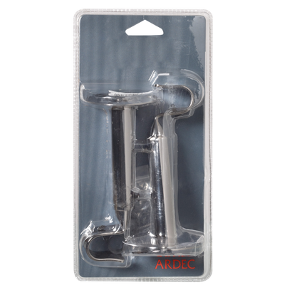 Support barre à rideau Onyx Nickel noir Métal brillant