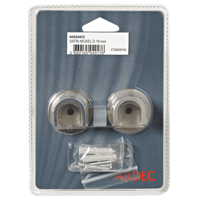 Naissance Pyrite Satin nickel Métal brossé