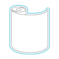 Dessin d'un rouleau de papier peint