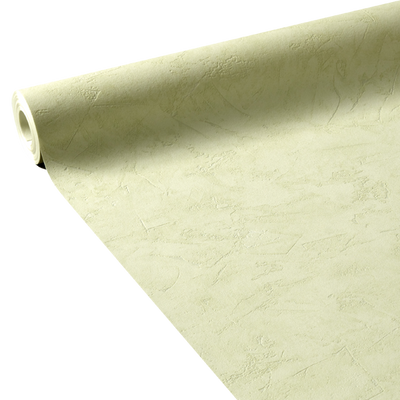 Papier peint intissé Ravenne Vert amande Crépi grésé