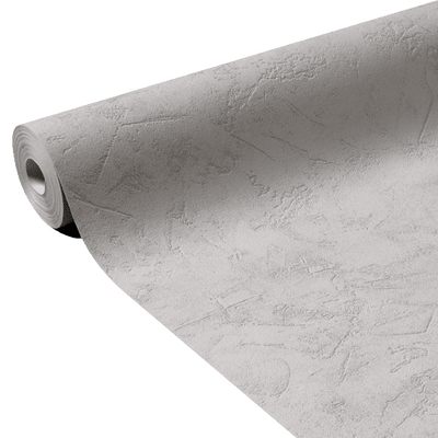 Papier peint intissé Ravenne Gris perle Crépi grésé