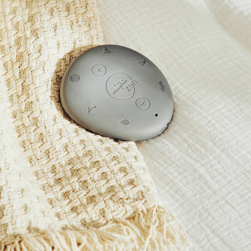 Appareil en forme de galet gris pour méditer Morphée Zen