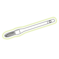 Dessin d'un pinceau à rechampir