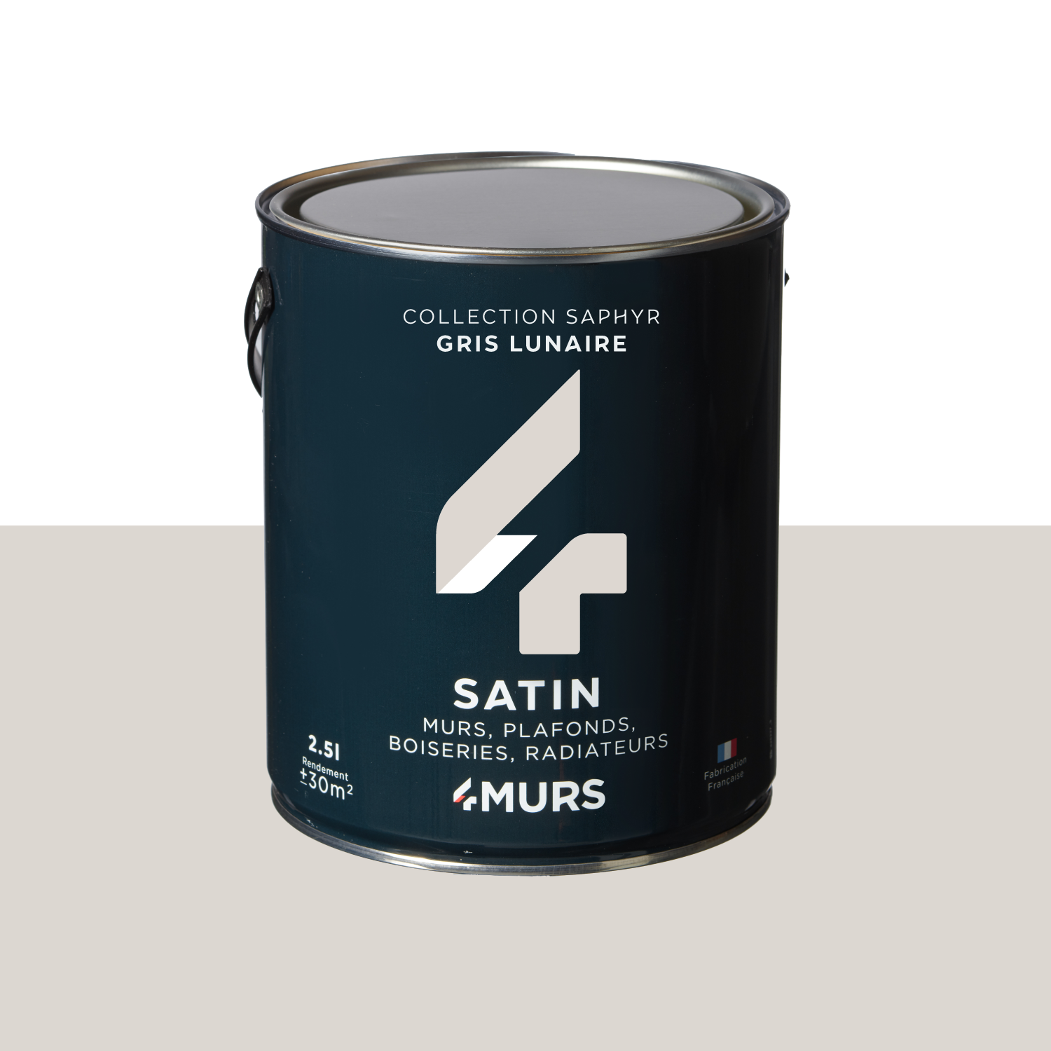 SAPHYR Peinture Saphyr Gris lunaire Satiné 2,5L