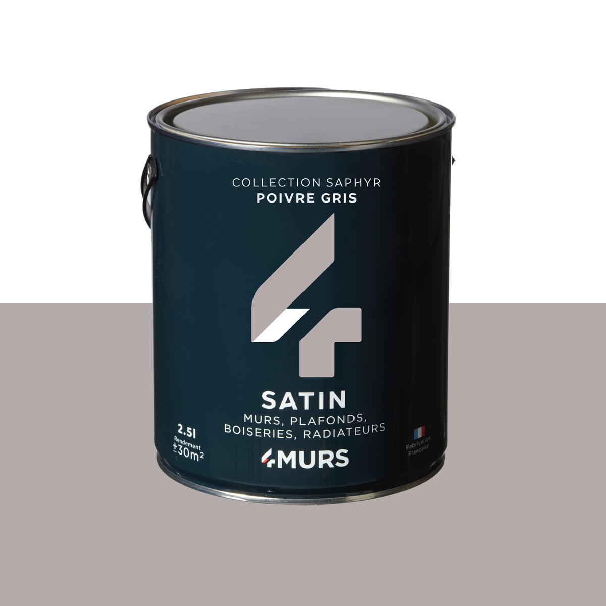 SAPHYR Peinture Saphyr Poivre gris Satiné 2,5L
