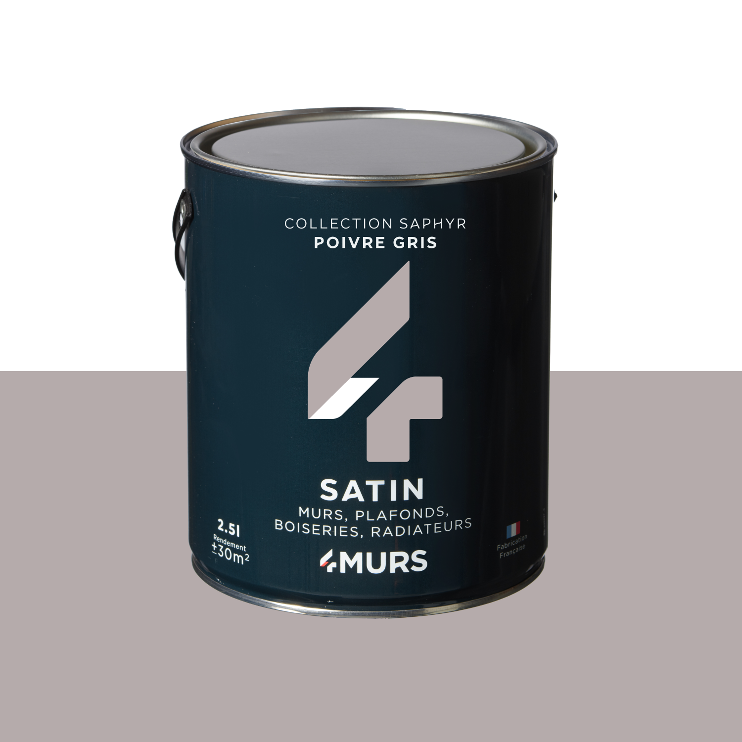 SAPHYR Peinture Saphyr Poivre gris Satiné 2,5L