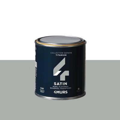 SAPHYR Peinture Saphyr Titanium Satiné 0,5L