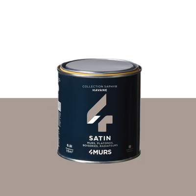 SAPHYR Peinture Saphyr Havane Satiné 0,5L