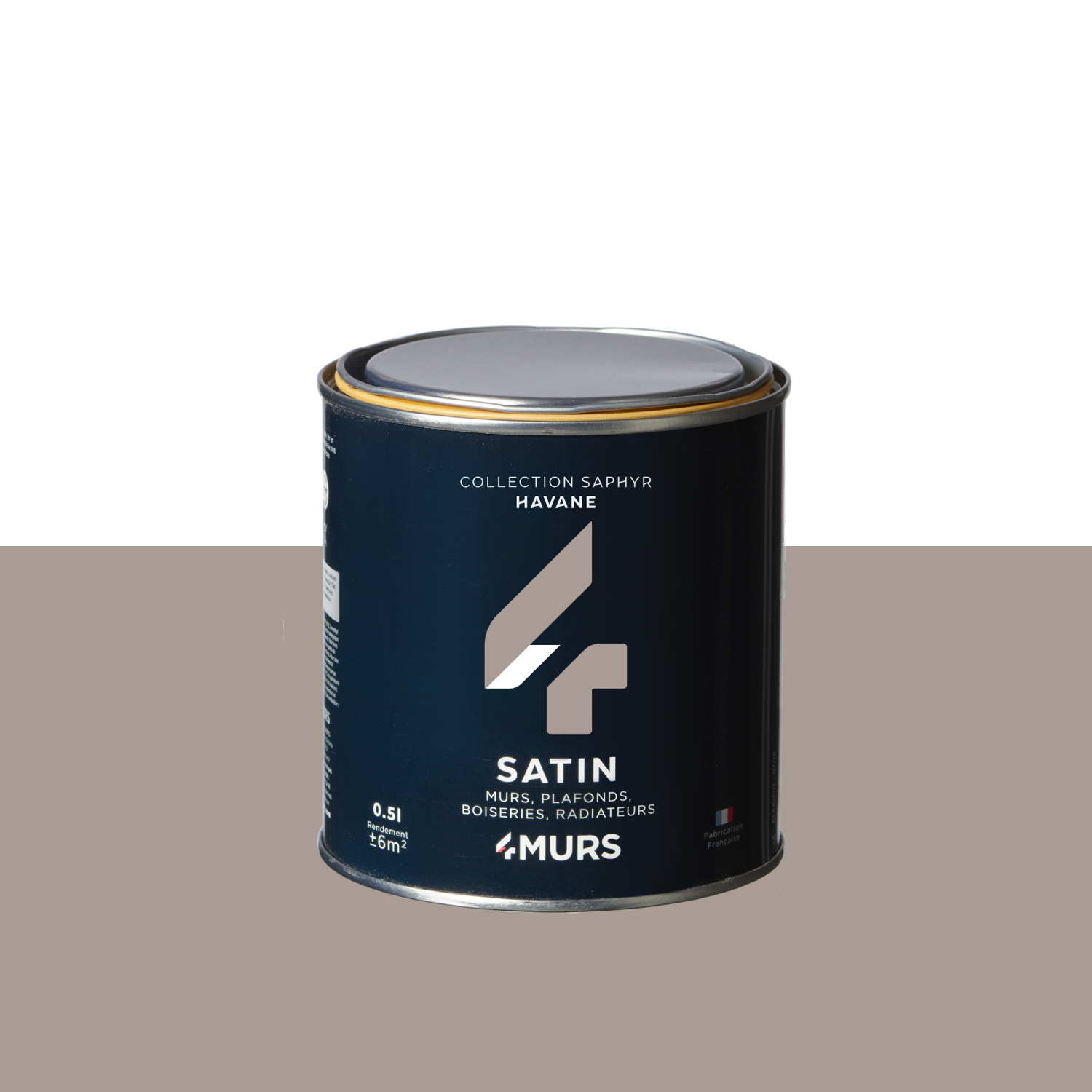 SAPHYR Peinture Saphyr Havane Satiné 0,5L