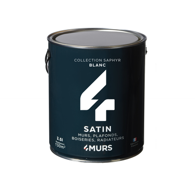 SAPHYR Peinture Saphyr Blanc Satiné 2,5L