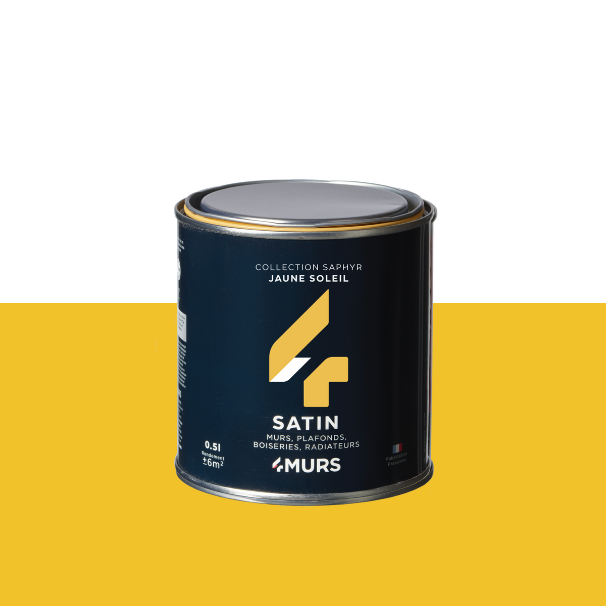 SAPHYR Peinture Saphyr Jaune soleil Satiné 0,5L